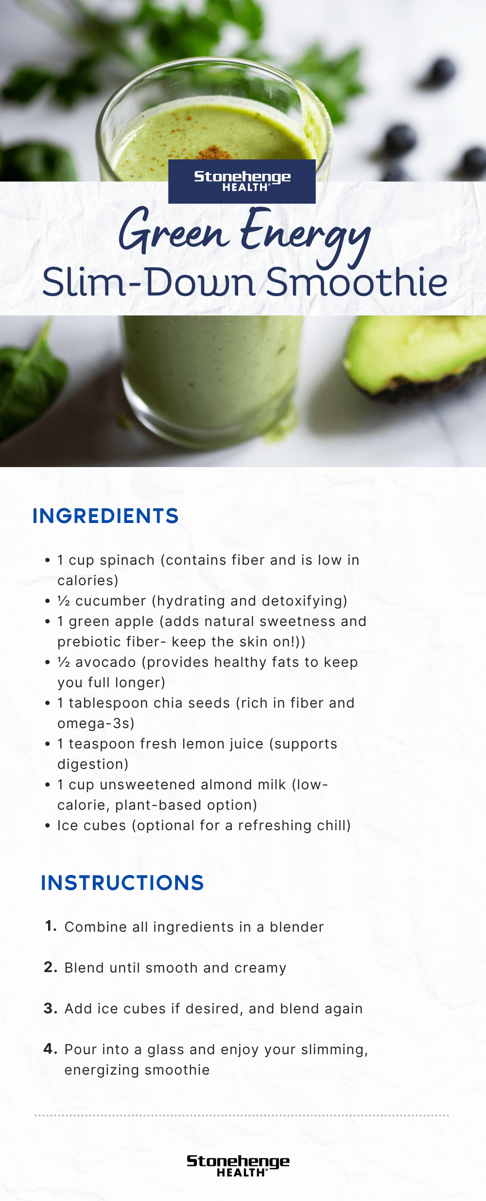 Green Energy Slim-Down Smoothie