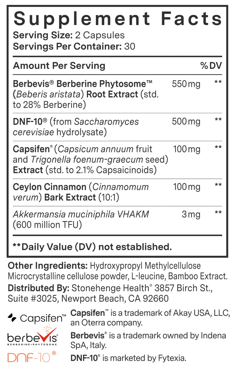 Supplement Facts Panel